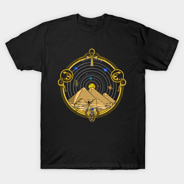 Ancient Egyptian Pyramids T-Shirt by underheaven